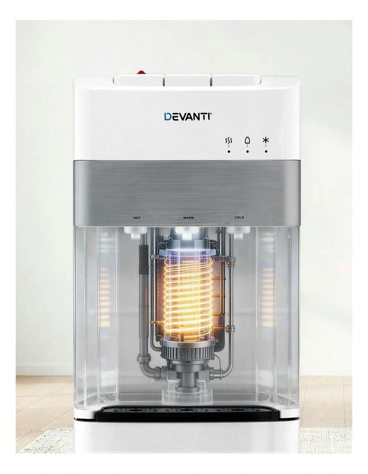 3 Taps Water Cooler in White image 7