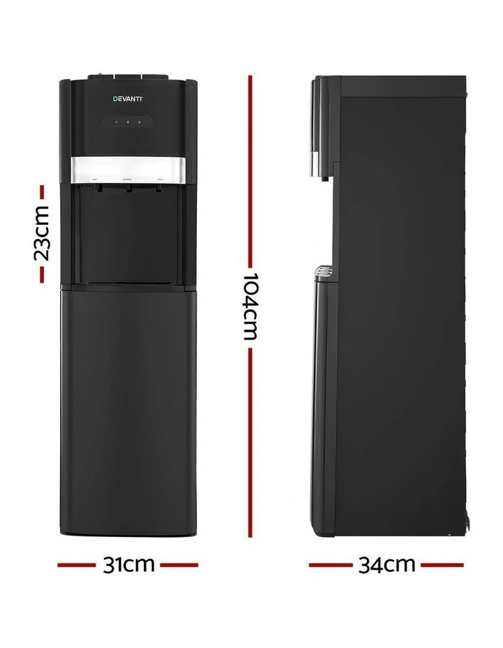 Water Cooler Dispenser 3 Taps in Black image 4