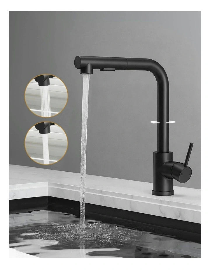 Stainless Steel Kitchen Sink 44x44cm in Black image 6