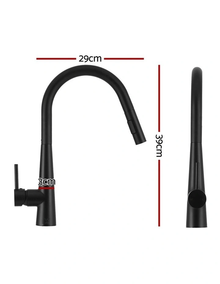 Stainless Steel Sink 70x45cm in Black image 2