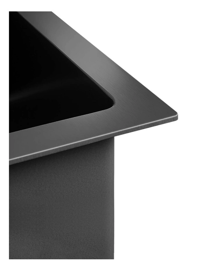 Stainless Steel Sink 70x45cm in Black image 5