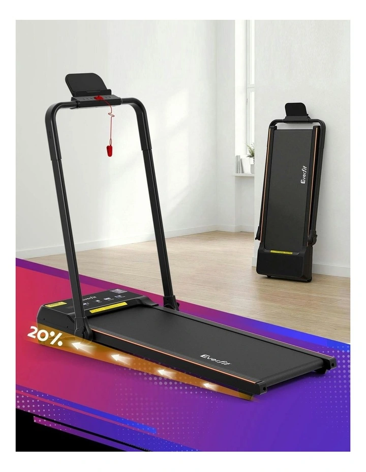 3 in 1 Walking Pad Treadmill in Black image 3