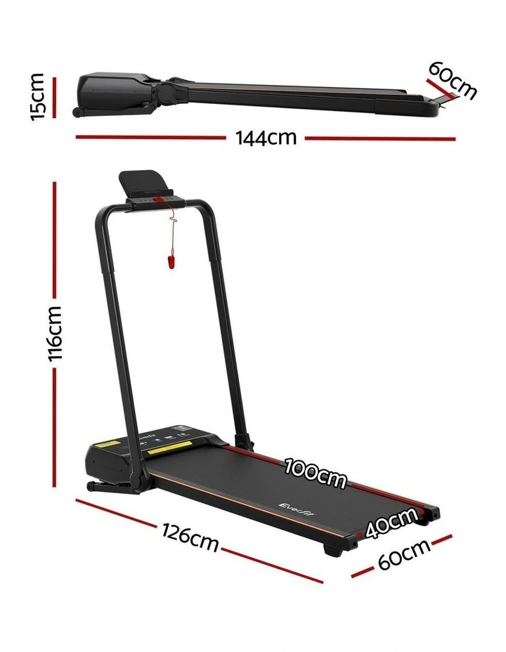 3 in 1 Walking Pad Treadmill in Black image 4