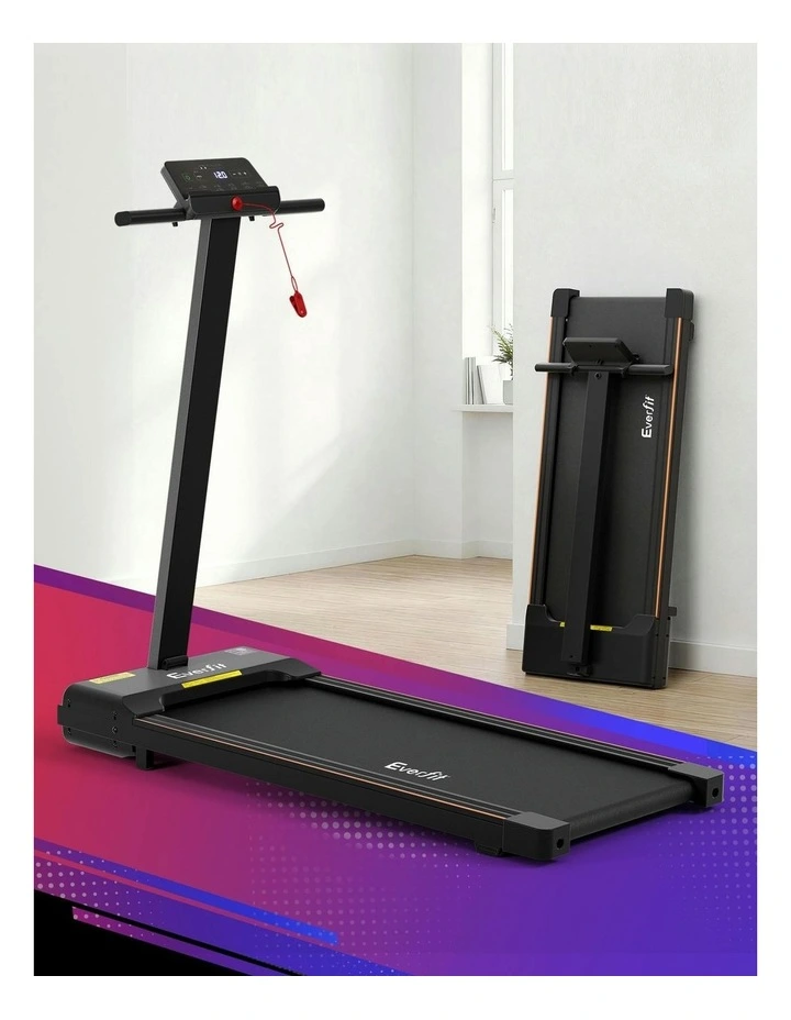 2 in 1 Walking Pad Foldable Treadmill in Black image 3