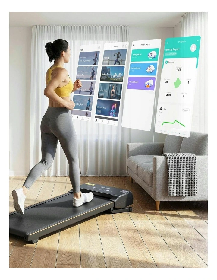 3 in 1 Walking Pad Treadmill in Black image 5