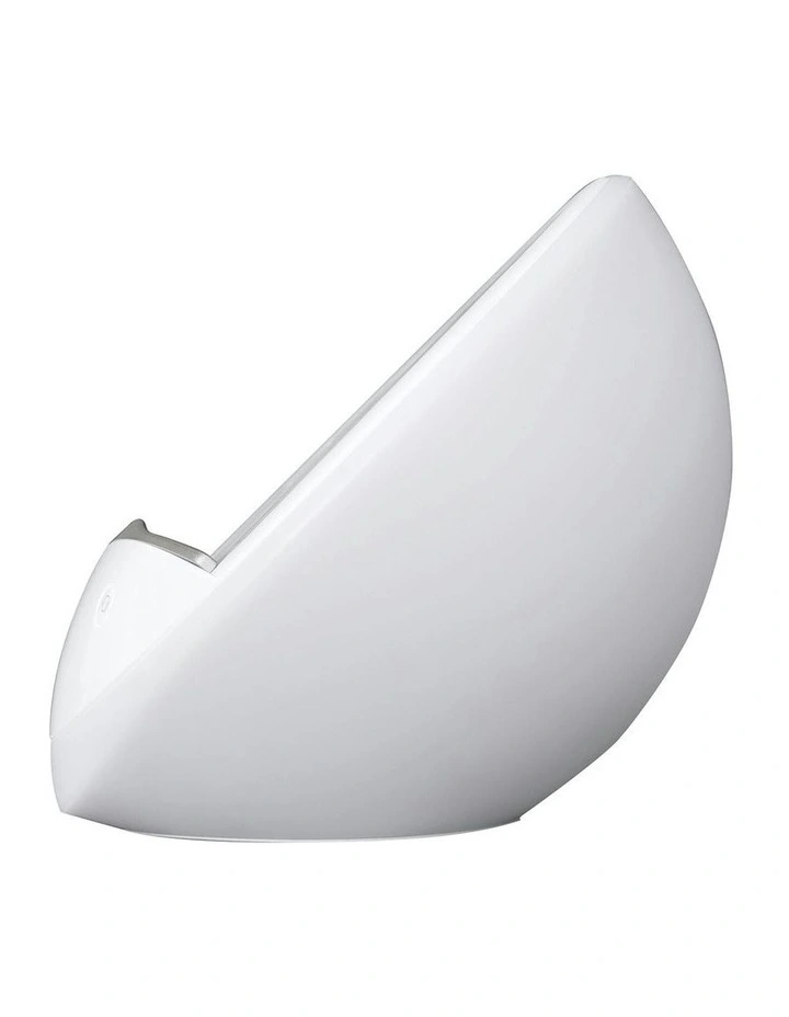 Bedside Lamp with Wireless Charger And Phone Holder Touch in White image 2