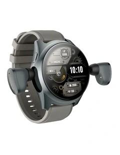 Smart Watch with Earbuds in Grey