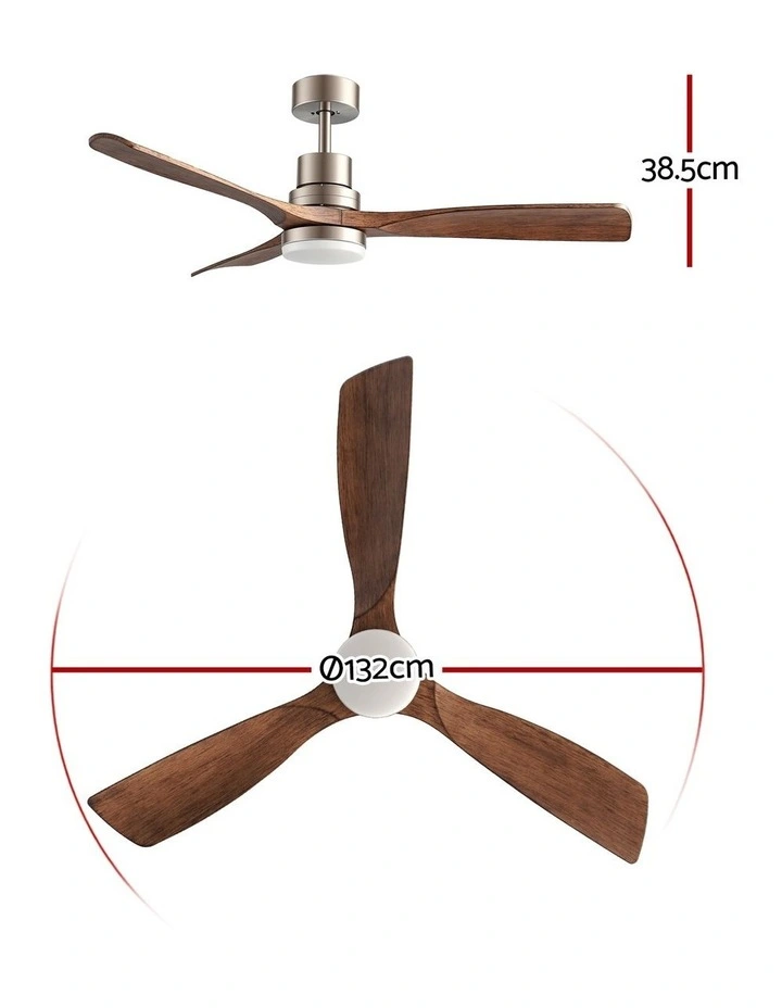 52 Ceiling Fan in Brown image 4