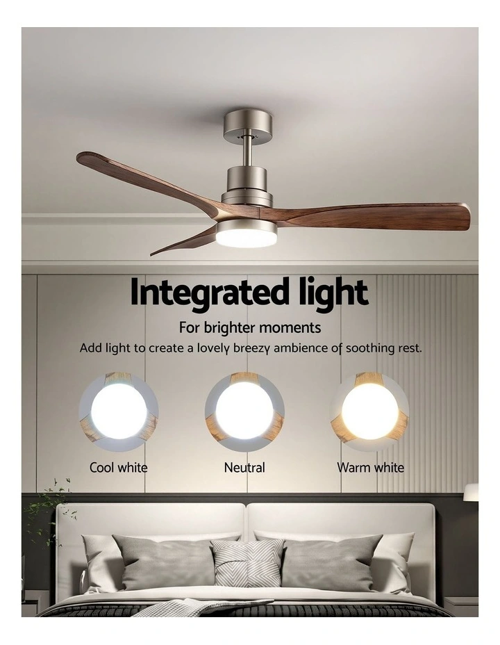 52 Ceiling Fan in Brown image 5