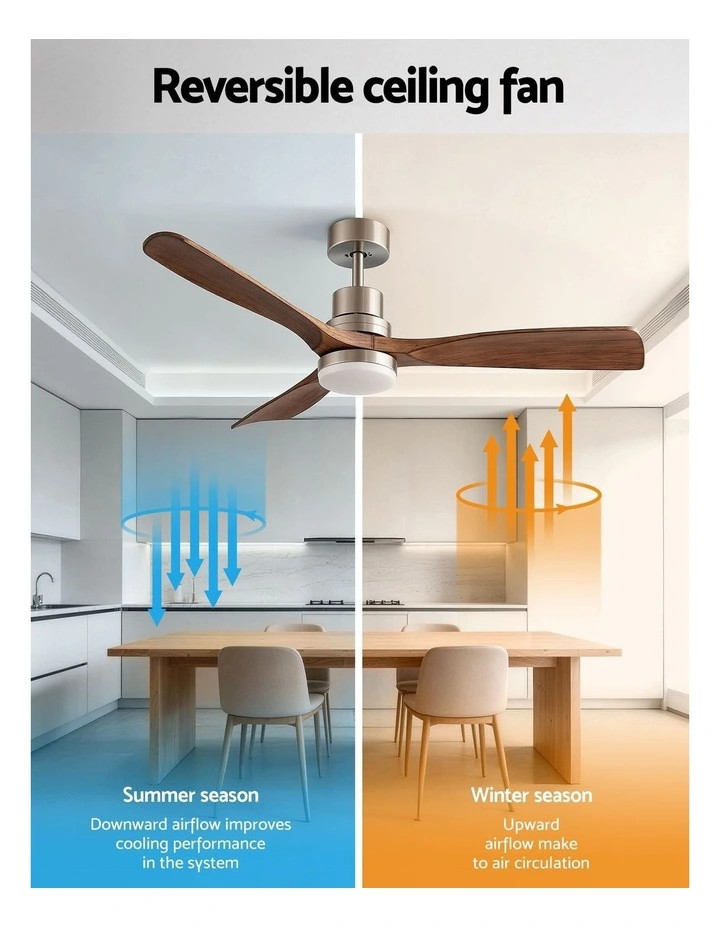52 Ceiling Fan in Brown image 6