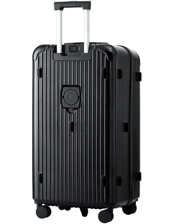 Trunk Luggage Suitcase in Black image 2
