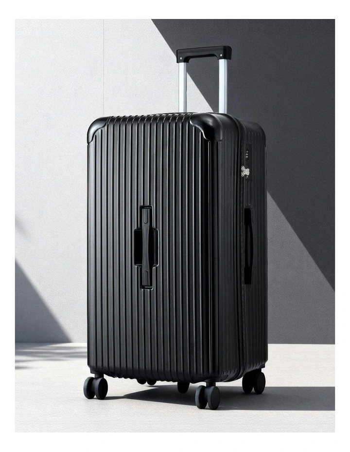 Trunk Luggage Suitcase in Black image 3