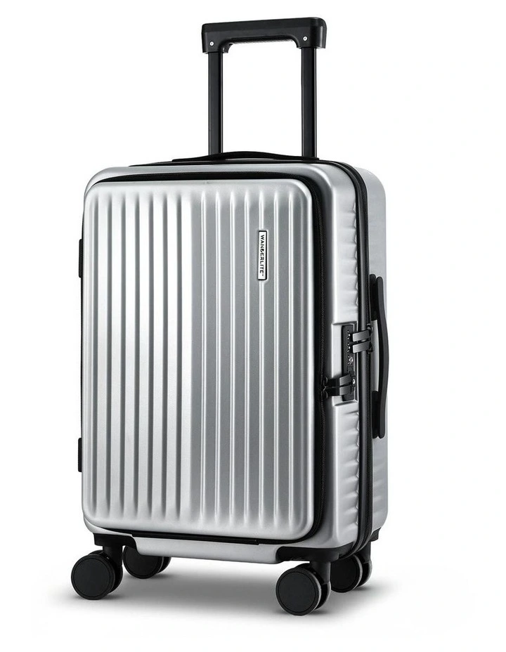 20 Carry-On Front Pocket Luggage  in Silver image 1