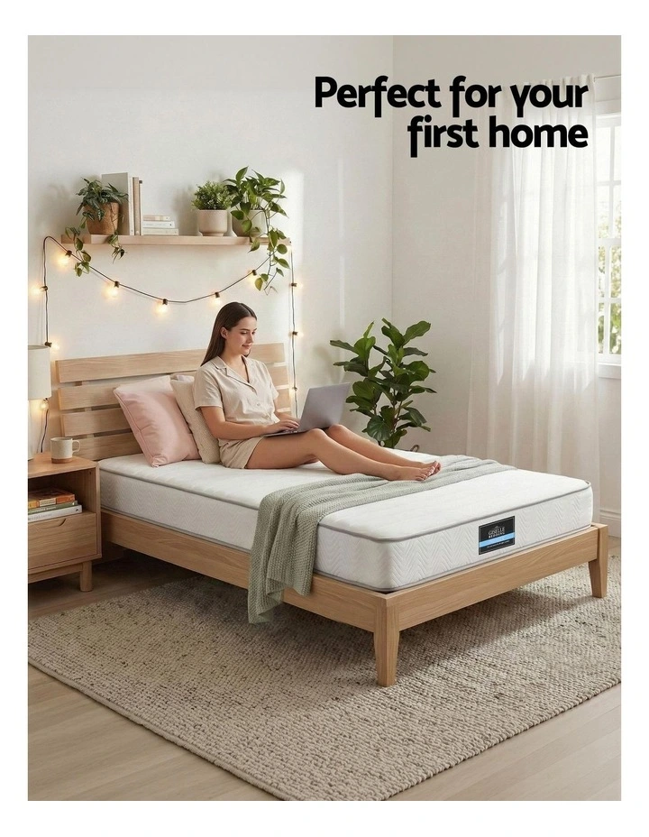 King Single Mattress 20Cm in White image 7