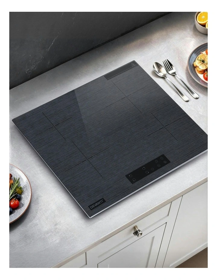 Electric Touch Control Ceramic Cooktop 60cm in Grey image 3