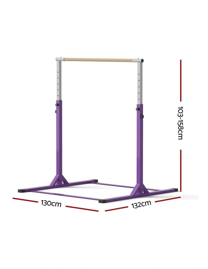 Gymnastics Bar Pull Up Station Monkey in Purple image 4