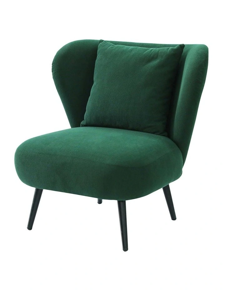 Accent Armchair in Velvet Green image 1