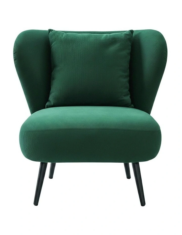 Accent Armchair in Velvet Green image 2