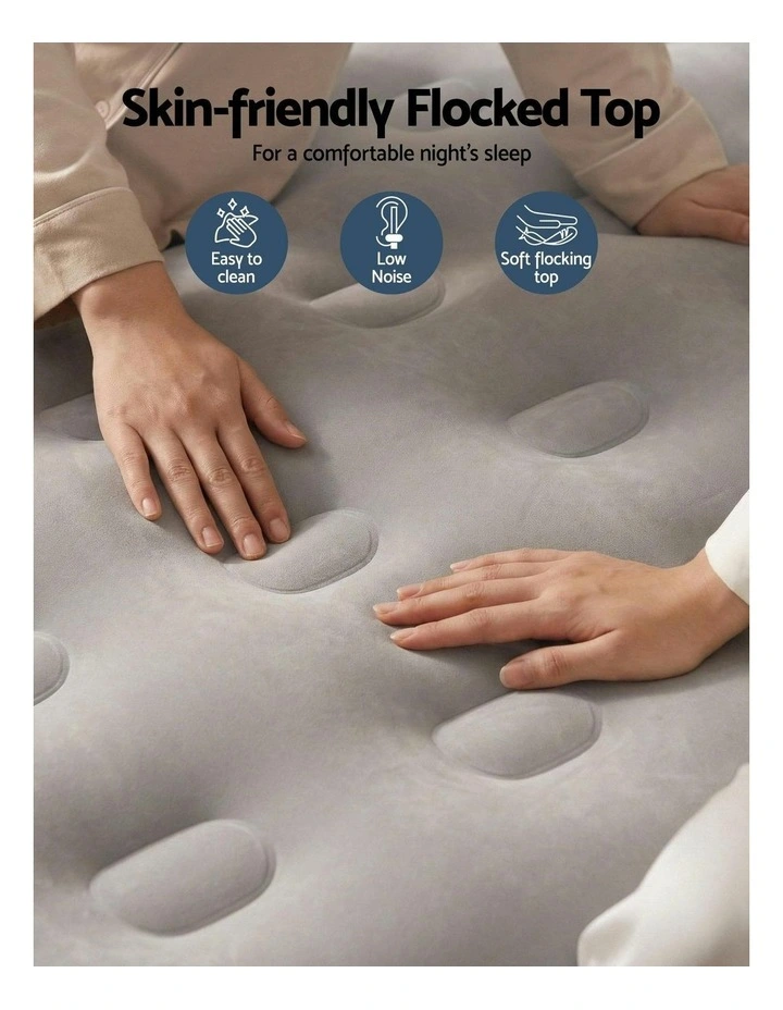 Single Size Air Mattress 46cm in White image 7