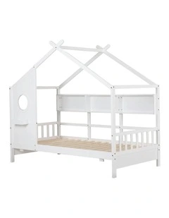 Single Bed Frame in White