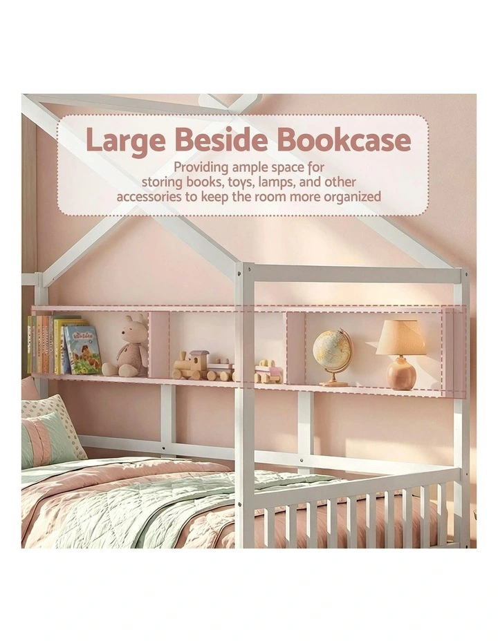 Single Bed Frame in White image 6