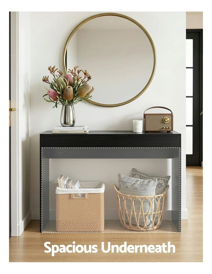 Console Table Hallway 120cm in  Black image 5