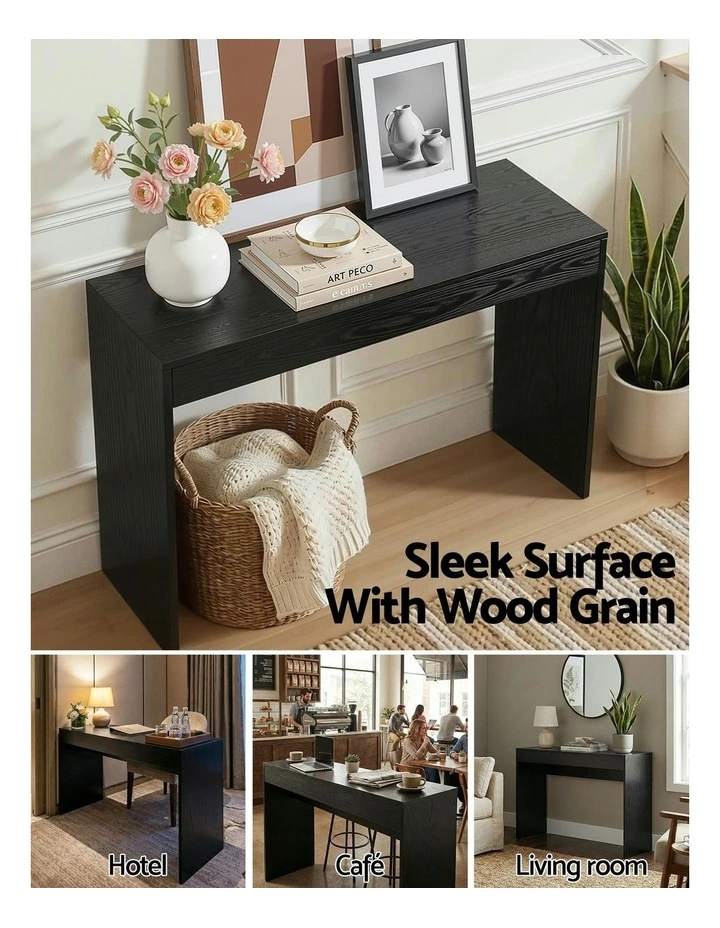 Console Table Hallway 120cm in  Black image 6