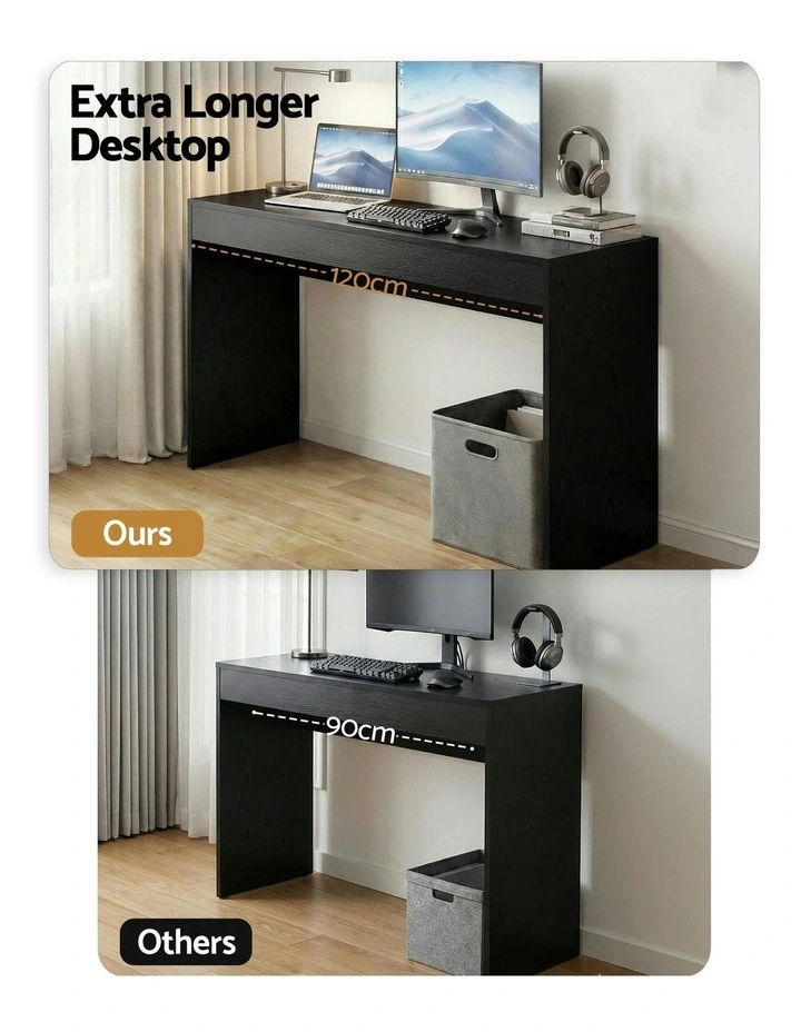 Console Table Hallway 120cm in  Black image 7