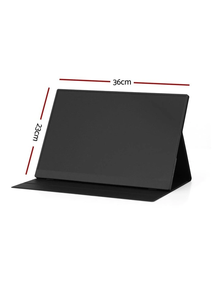 Portable Monitor Laptop Extender USB C Travel Display 16 Inch in Black image 3