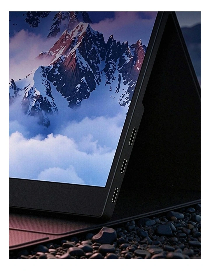 Portable Monitor Laptop Extender USB C Travel Display 16 Inch in Black image 5