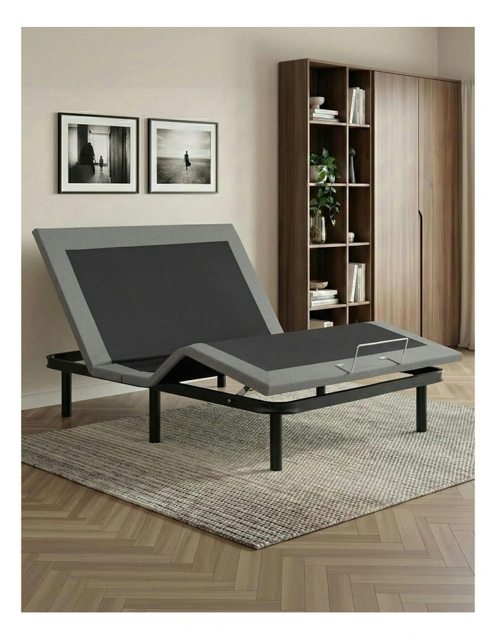 Adjustable Bed Frame Double Size Electric Bed Base Wireless Remote Control Zero Gravity Power Bed Foundation image 3