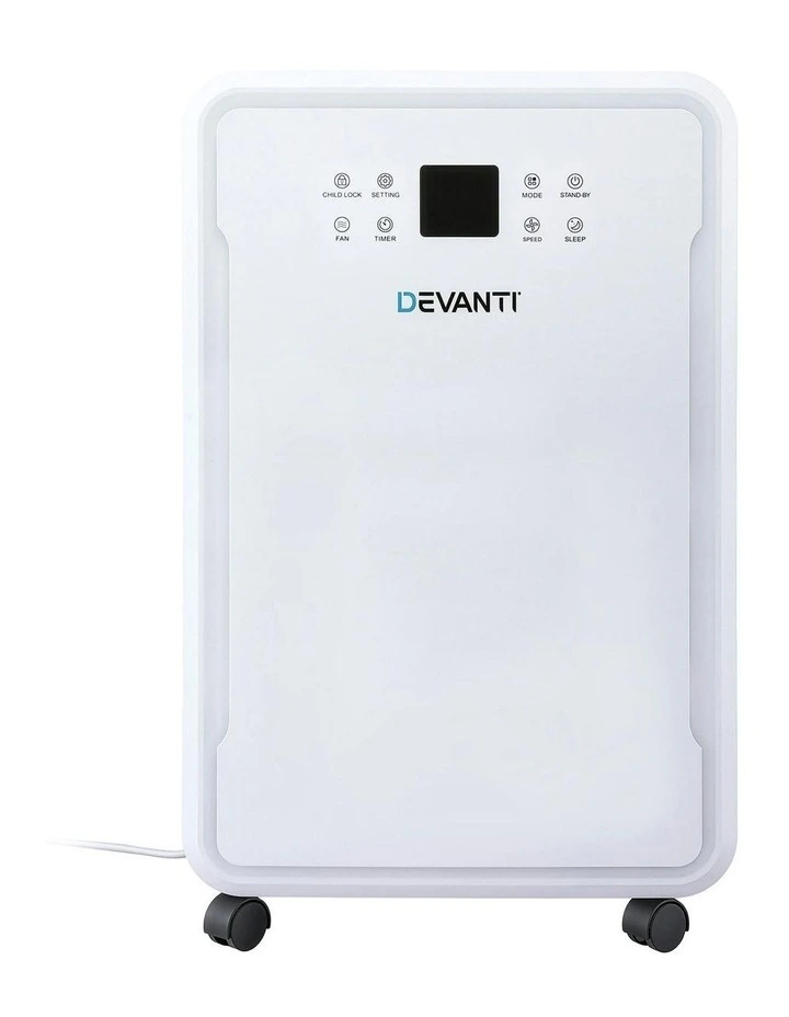 Devanti 50L/Day Dehumidifier Home Air Dryer Mould Moisture 8.5L Tank image 2