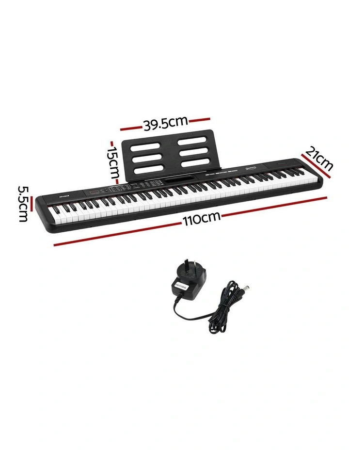 Piano Keyboard 88 Keys Electric Electronic Keyboard Piano Gift in Black image 4