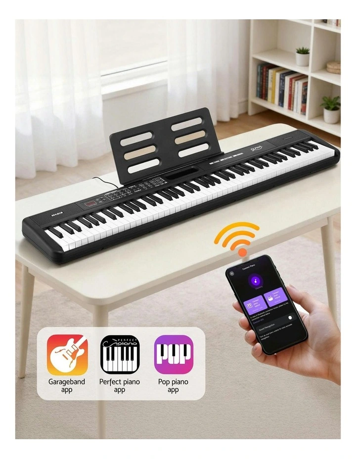 Piano Keyboard 88 Keys Electric Electronic Keyboard Piano Gift in Black image 5