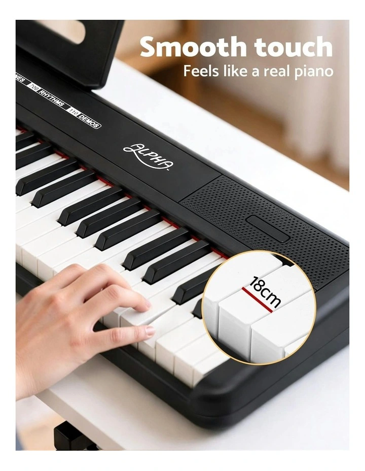 Piano Keyboard 88 Keys Electric Electronic Keyboard Piano Gift in Black image 6