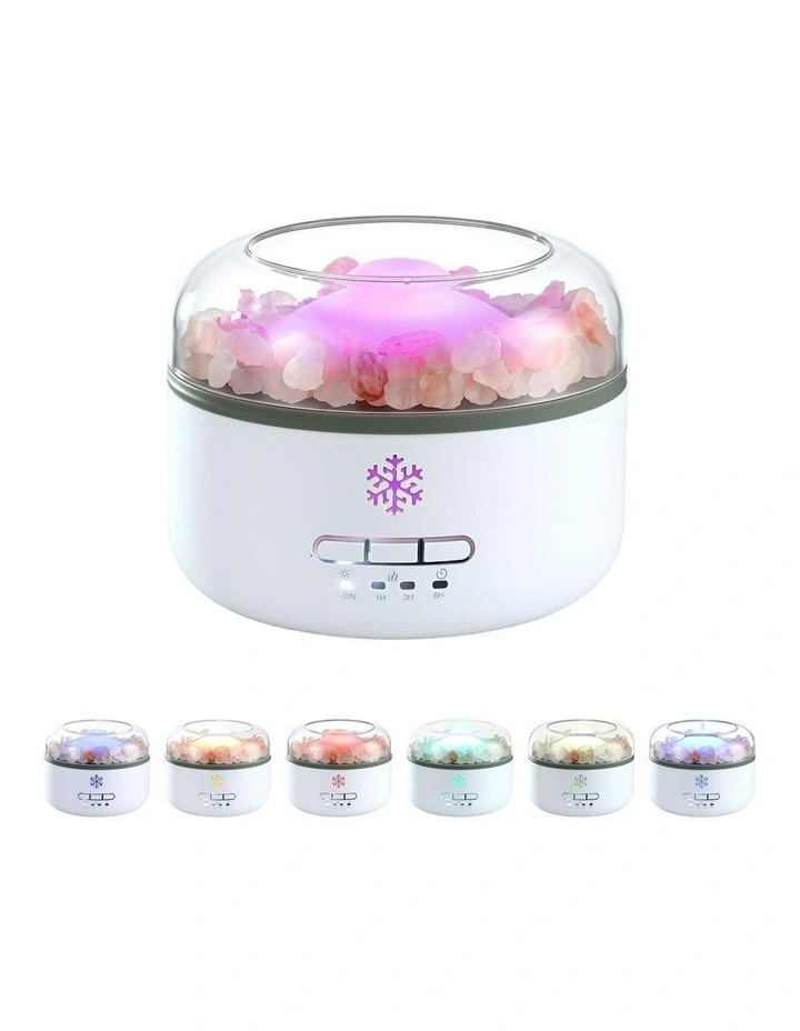 Aroma Diffuser Ultrasonic Humidifier Purifier Salt Lamp 150ml image 1