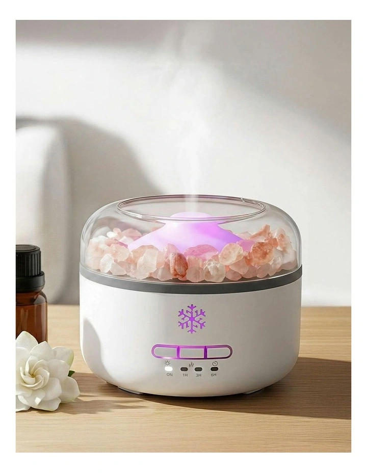 Aroma Diffuser Ultrasonic Humidifier Purifier Salt Lamp 150ml image 3