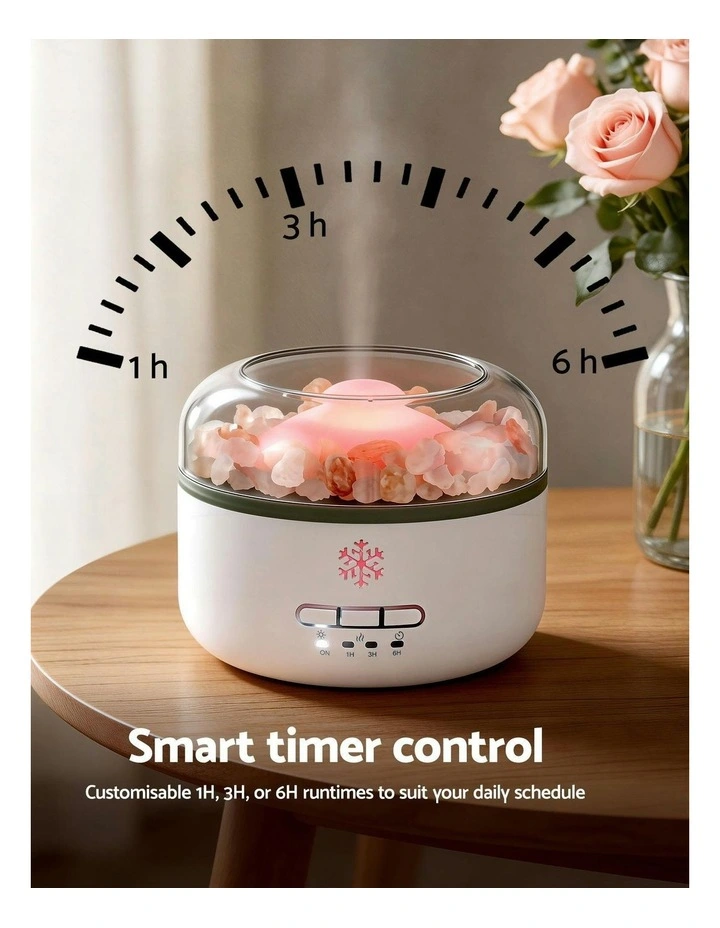 Aroma Diffuser Ultrasonic Humidifier Purifier Salt Lamp 150ml image 7