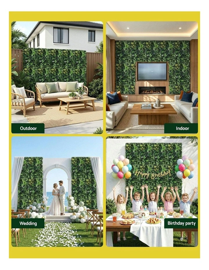 Artificial Plant Wall Panels Boxwood Panel 40X60cm in Green image 7