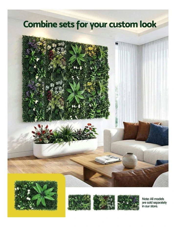 Artificial Plant Wall Panels 40X60cm in Green image 6
