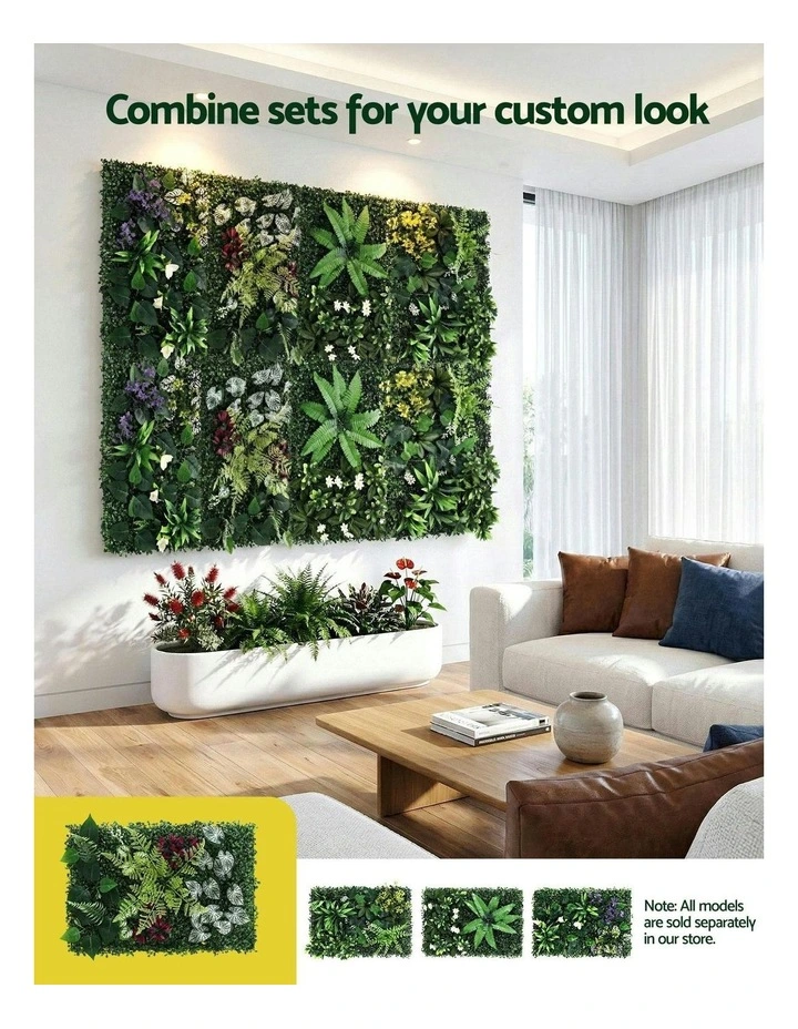 Artificial Plant Wall Panels 40X60cm in Green image 6