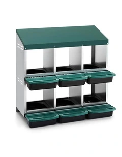 Chicken Nesting Box in Green