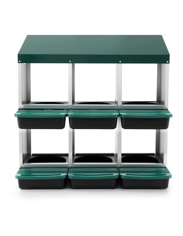 Chicken Nesting Box in Green image 2