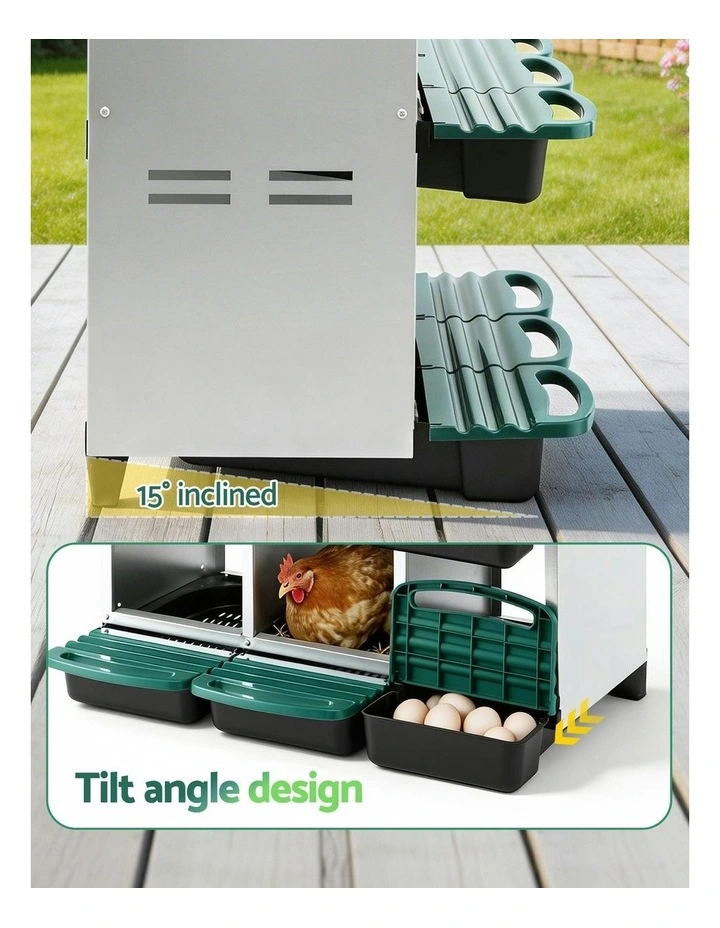 Chicken Nesting Box in Green image 6