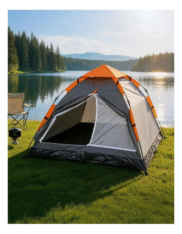 2 Person Instant Pop Up Camping in Multi image 3