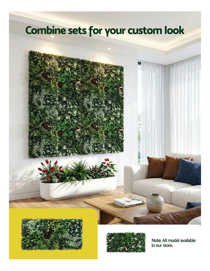 Artificial Plant Wall Panels 50X100cm in Green image 6