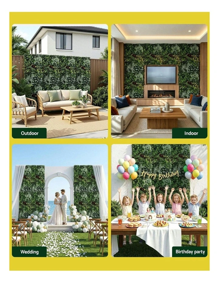 Artificial Plant Wall Panels 50X100cm in Green image 7