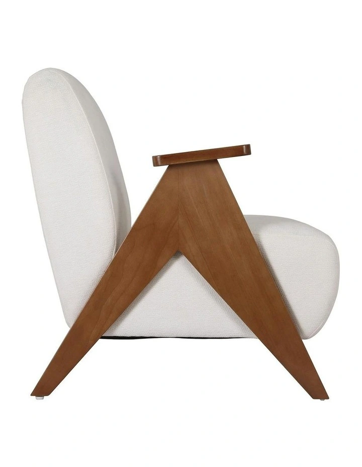 Accent Armchair in White image 2