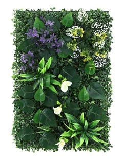 Artificial Plant Wall Panels 40x60cm 4 Pieces in Green