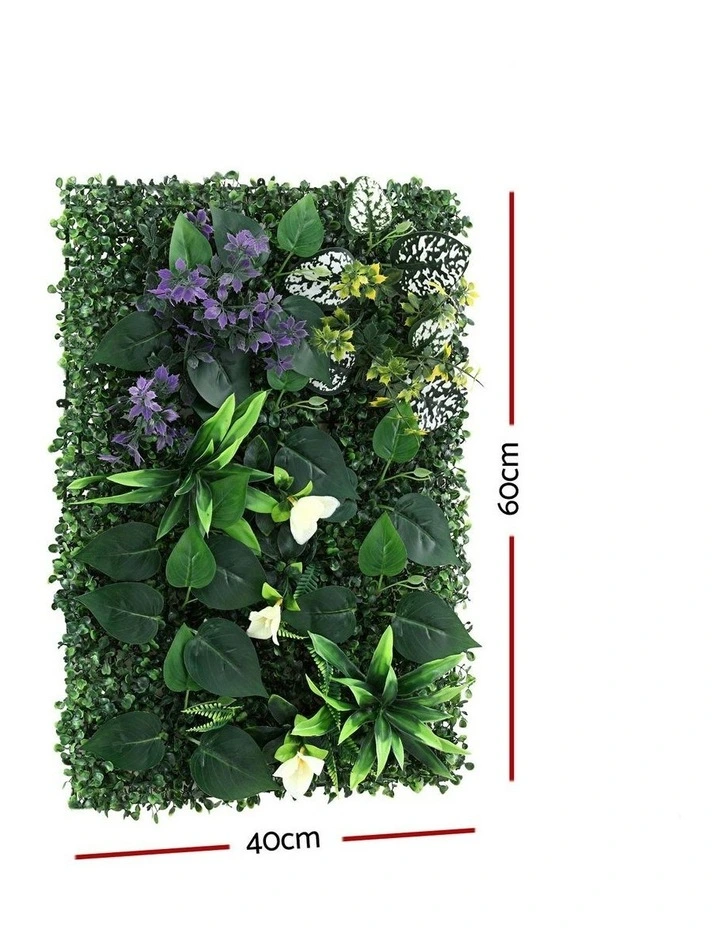 Artificial Plant Wall Panels 40x60cm 4 Pieces in Green image 4